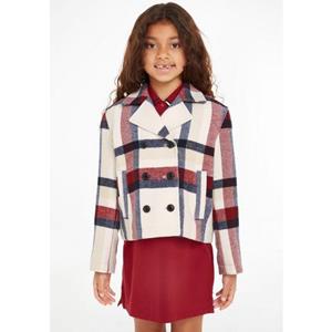 Tommy Hilfiger Kort jack HILFIGER CHECK PEACOAT