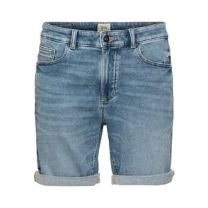 Camel active Jeansshort met washed look