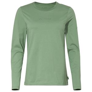 Vaude  Women's Logo L/S T-Shirt - Longsleeve, groen