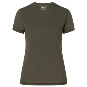 Super.Natural  Women's Sierra 140 Tee - Merinoshirt, bruin