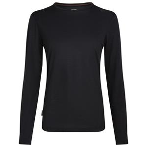 Icebreaker  Women's Merino 125 Cool-Lite Sphere III L/S Tee - Merinoshirt, zwart