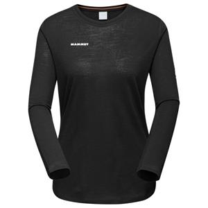 Mammut  Women's Tree Wool Firstlayer Longsleeve - Merinoshirt, zwart