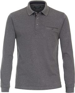 Casa Moda Polo Long Sleeves Grijs