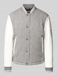 HECHTER PARIS Collegejack met labeldetail