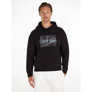 Calvin Klein Hoodie WAVE LINES HERO LOGO HOODIE