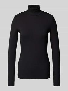 Calvin Klein Womenswear Shirt met lange mouwen en opstaande kraag