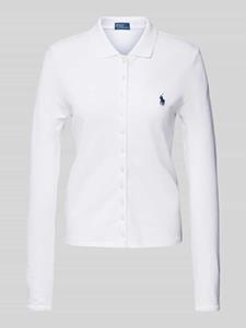 Polo Ralph Lauren Slim fit poloshirt met labelstitching