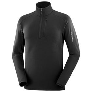 Salomon  Essential LTWarm Half Zip - Fleecevest, zwart