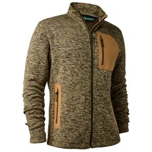 Deerhunter  Sarek Knitted Jacket - Fleecevest, bruin