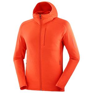 Salomon  Essential LTWarm Hoodie - Fleecevest, rood