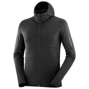 Salomon  Essential LTWarm Hoodie - Fleecevest, zwart