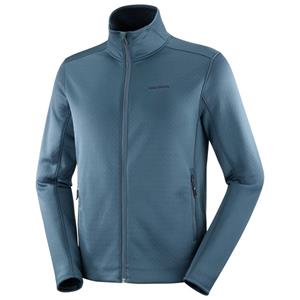 Salomon  Sntial Midfleece Full Zip - Fleecevest, blauw