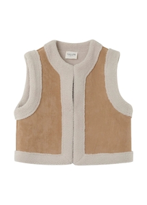 Grace & Mila Suede imitatieschaap gilet noe