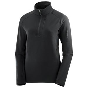 Salomon  Women's Essential LTWarm Half Zip - Fleecetrui, zwart