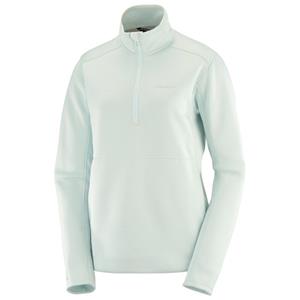 Salomon  Women's Sntial Midfleece Half Zip - Fleecetrui, grijs/wit