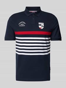 HECHTER PARIS Poloshirt met labelstitching