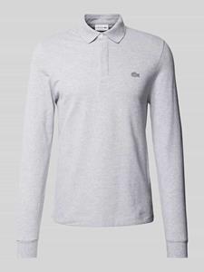 Lacoste Regular fit poloshirt in design met lange mouwen