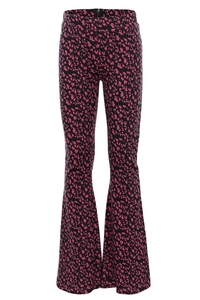 Looxs Revolution Meisjes flair broek mauve stippen