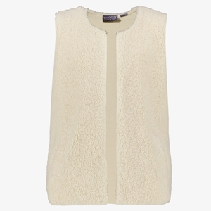 TwoDay meisjes teddy gilet beige