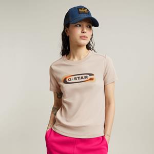 G-Star RAW Old Skool Logo Top - Roze - Dames