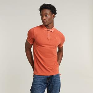 G-Star RAW Dunda Overdyed Slim Polo - Rood - Heren