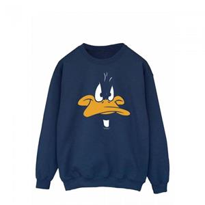 Looney Tunes Heren Daffy Duck Face Sweatshirt