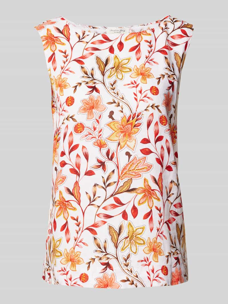 Christian Berg Woman Blousetop met all-over bloemenprint