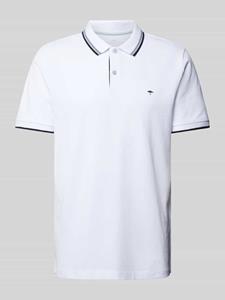 FYNCH-HATTON Regular fit poloshirt met contraststrepen