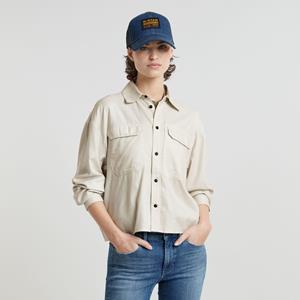 G-Star RAW Cropped Pocket Blouse - Wit - Dames