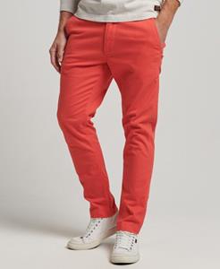 Superdry Mannen Slimfit Chinobroek Roze