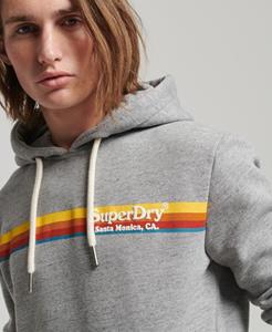 Superdry Mannen Vintage Venue Hoodie Grijs