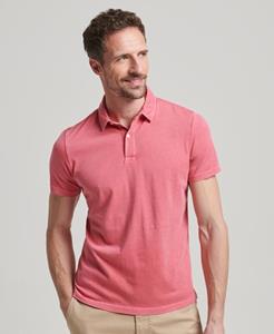 Superdry Mannen Jersey Poloshirt Roze