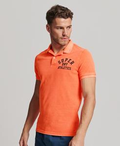 Superdry Mannen Superstate Poloshirt Oranje