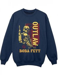 Star Wars Boys het boek van Boba Fett Distressed Outlaw Sweatshirt