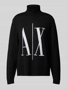 Armani Exchange Wollen pullover met col