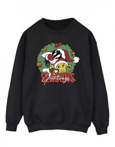 Looney Tunes heren seizoensgroeten katoenen sweatshirt