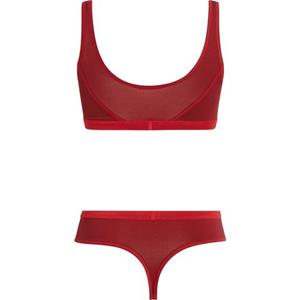 Calvin Klein Bralette-bh UNDERWEAR GIFT SET met modieuze mesh bij het decolleté (2-delig)