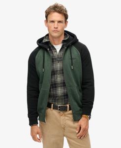 Superdry Mannen Essential Baseball-hoodie met Rits