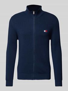 Tommy Jeans Slim fit gebreid jack met labelpatch