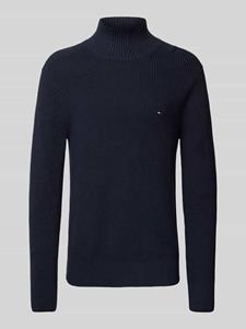 Tommy Hilfiger Gebreide pullover met opstaande kraag