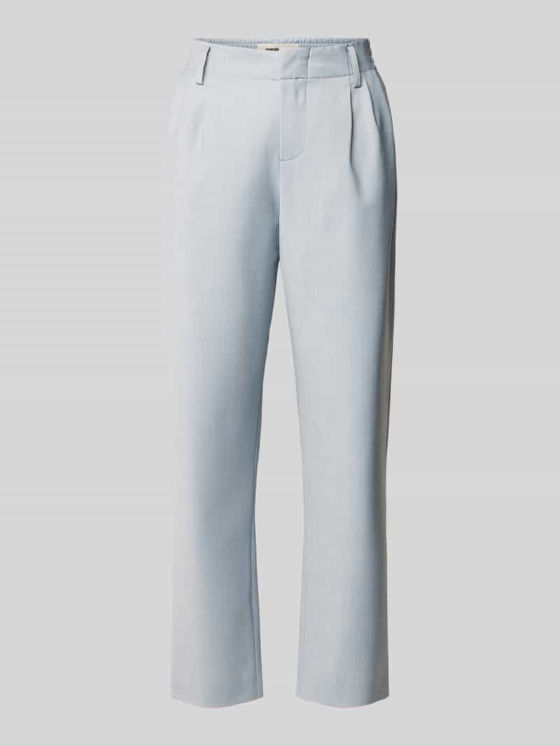 Drykorn Straight leg pantalon met bandplooien, model 'DISPATCH'