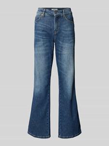 CAMBIO Bootcut jeans met siersteentjes, model 'FRANCESCA'