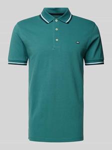 Christian Berg Men Poloshirt met labeldetail