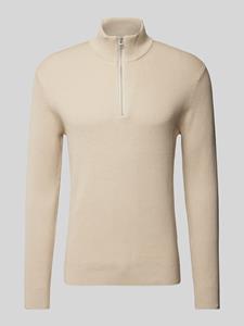 Only & Sons Regular fit gebreide pullover met opstaande kraag, model 'PHIL'