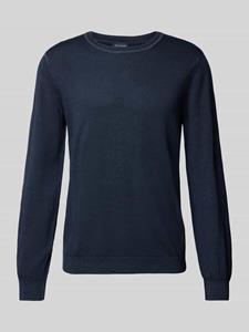 OLYMP Level Five Slim fit gebreide pullover met ronde hals