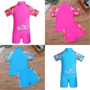 IEFiEL Meisjes Tankini Zomer Strandfeest Kledingset Bloemenprint Badpak Badmode Set Tops met bodems Badpak