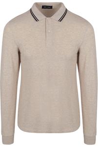 Fred Perry Longsleeve Polo Beige Melange W50