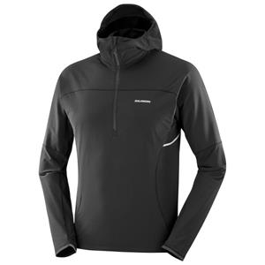 Salomon  Sense Aero Hybrid Half Zip Hoodie - Sportshirt, zwart