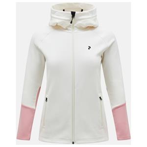 Peak Performance  Women's Rider Zip Hood - Fleecevest, wit/grijs