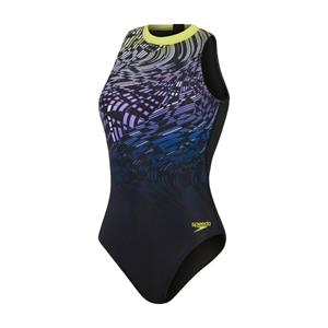 Speedo  Women's Printed Hydrasuit - Badpak, blauw